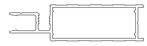210 007 Door Fme Wood Effect 6.3m  - ****THIS CAN ONLY BE USED FOR DIAMOND GRILLE NOT BASIX MESH****