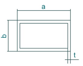Rectangle Hollow 25x76x2.4 Monument Matt GL229A 6.5m