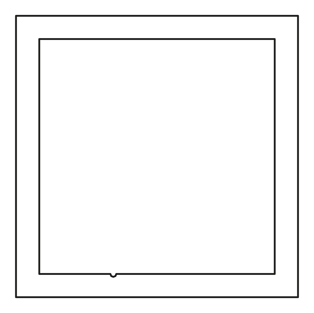 Square Hollow 19x19x1.6 Anodic Dark Grey Matt GL213A 6.5m